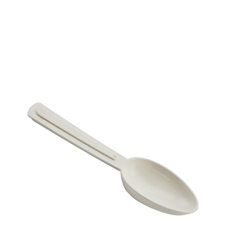 5ml White Plastic Spoon