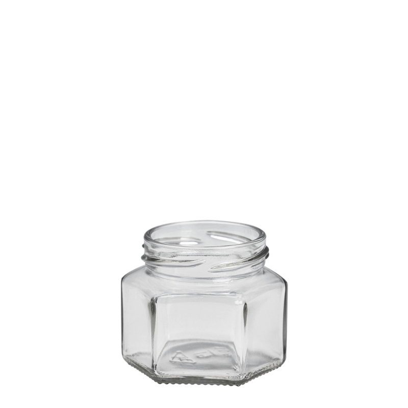 105ml Hex Jar Unfitted (53mm)