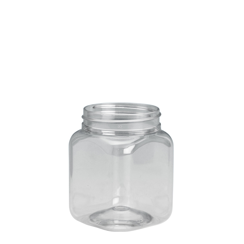 190ml Clear Nexus Square Jar Unfitted (53mm)