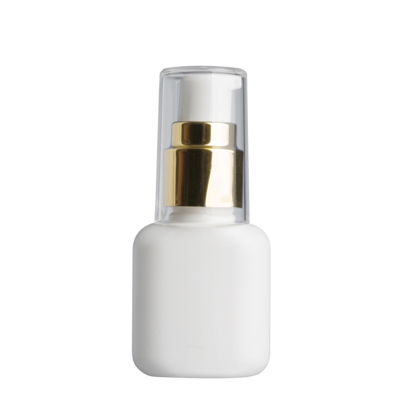 30ml White Flask & 20mm Gold/White Cos Lotion