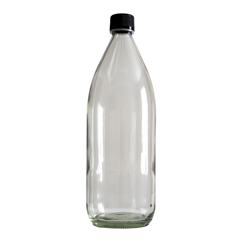 1000ml Flint Water Bottle & 28mm Black Nera Tampertel Cap