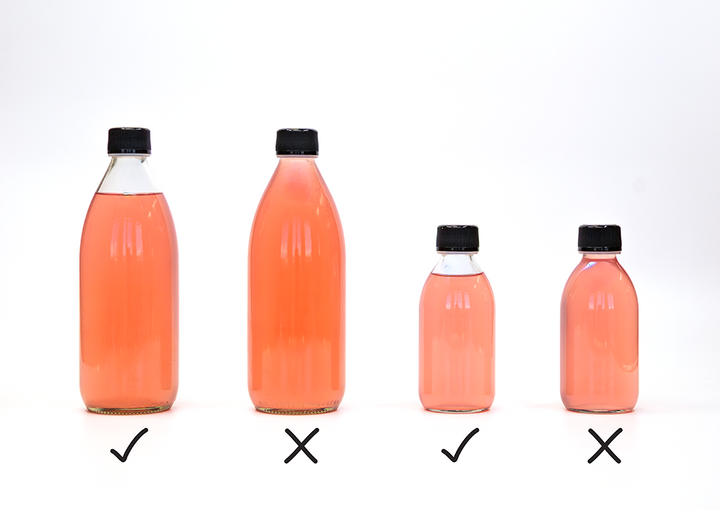 What is the correct fill point for a bottle? – Arthur Holmes