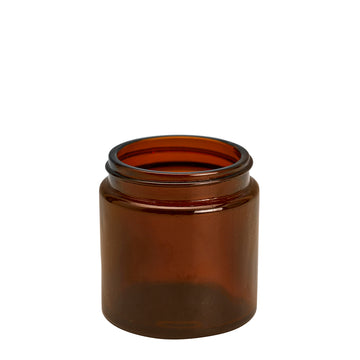 120ml Amber Cos Pot (58mm) (120ml capacity)