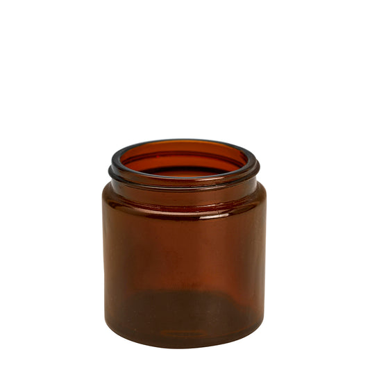 120ml Amber Cos Pot (58mm) (120ml capacity)