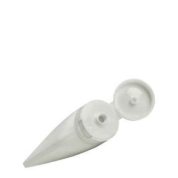 80ml White Soft Tube & 20mm White Flip Top
