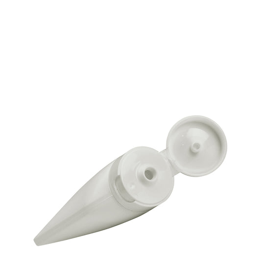 80ml White Soft Tube & 20mm White Flip Top
