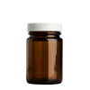 125ml Amber Cos Pot (48mm) (125ml capacity)