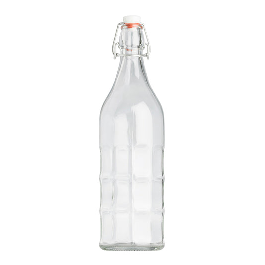 1000ml Clear Moresco Btl & Wire Cliptop