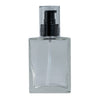 100ml Clear Rectan Cologne Btl (24mm)