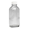 100ml Clear Flat Oval Btl (24mm)
