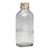 100ml Clear Flat Oval Btl (24mm)