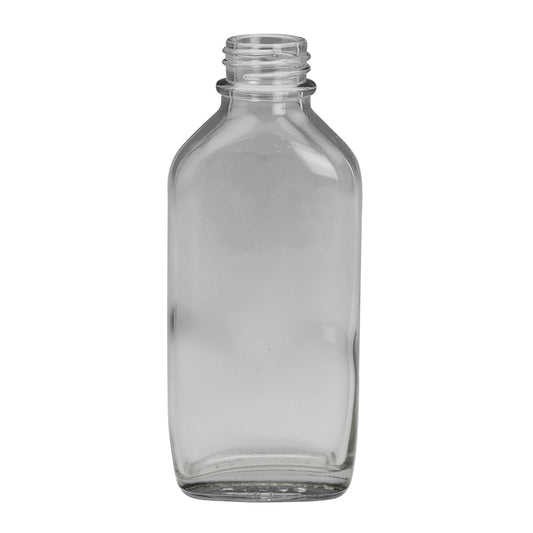 100ml Clear Flat Oval Btl (24mm)