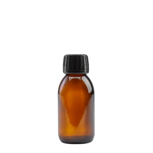 100ml Amber Syrup Btl (28mm)