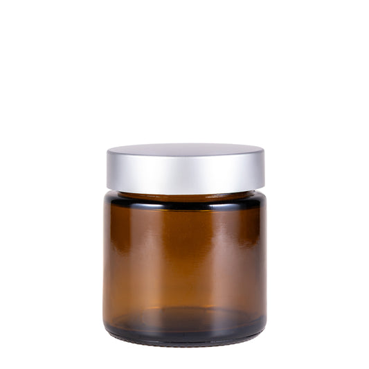 120ml Amber Cos Pot (China) Unfitted (58mm)