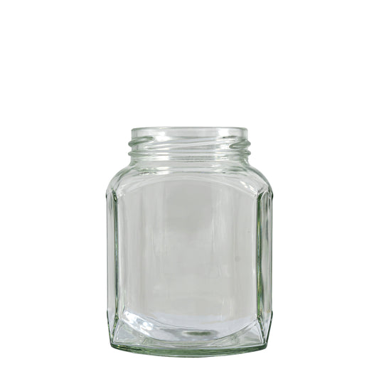 380ml Diamond Hex Jar (63mm)