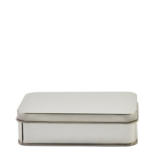 150ml Metal Rectangular Tin & Push On Lid