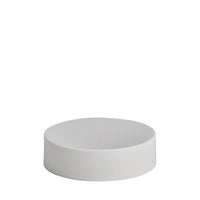 40mm White Wadded Cap