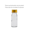 28ml Clear Universal Vial & 28mm Gold Alum Wad Cap