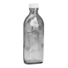 200ml Clear Flat Oval (28mm)
