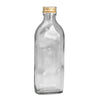 200ml Clear Flat Oval (28mm)