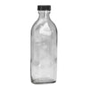 200ml Clear Flat Oval (28mm)