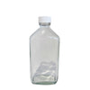 200ml Squat Clear Flat Oval (24mm)