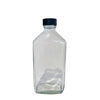 200ml Squat Clear Flat Oval (24mm)