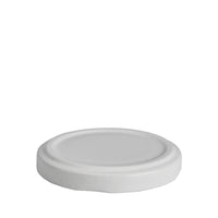 58mm White Metal Twist Cap