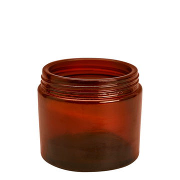 250ml Amber Cos Pot (79mm) (250ml capacity)