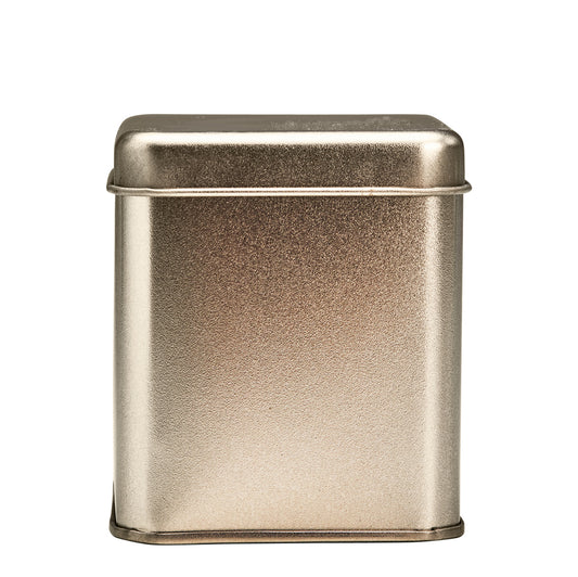 250ml Metal Square Tin & Push On Lid