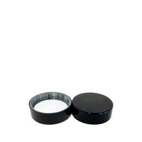 48mm Black Deep Wadded Cap (Double Layer)