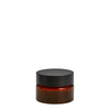 15ml Amber Cos Pot (40mm) (15ml capacity)