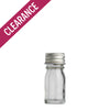 2 dram (7ml) Clear Bijou Vial & 20mm Alum Wad Cap