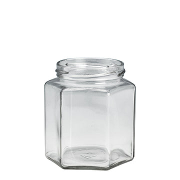 390ml Hex Jar (70mm)