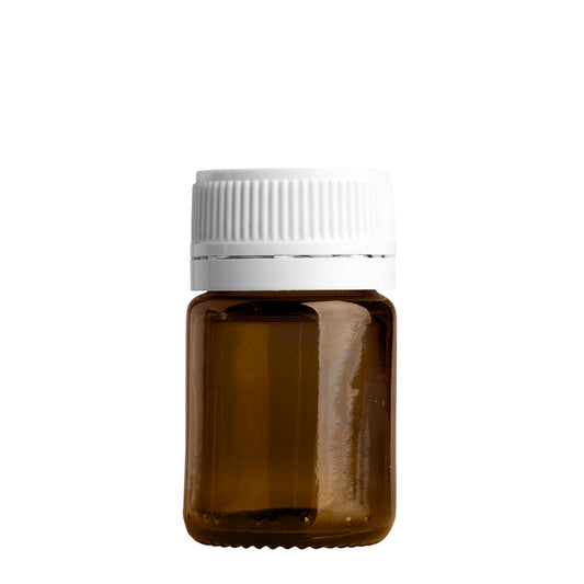 30ml Amber Glass Tablet (33mm)