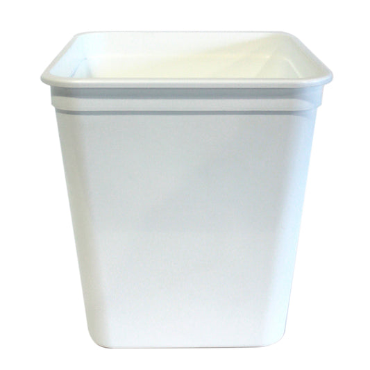 4000ml White Square Plastic Bowl
