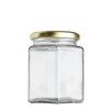 390ml Hex Jar (70mm)