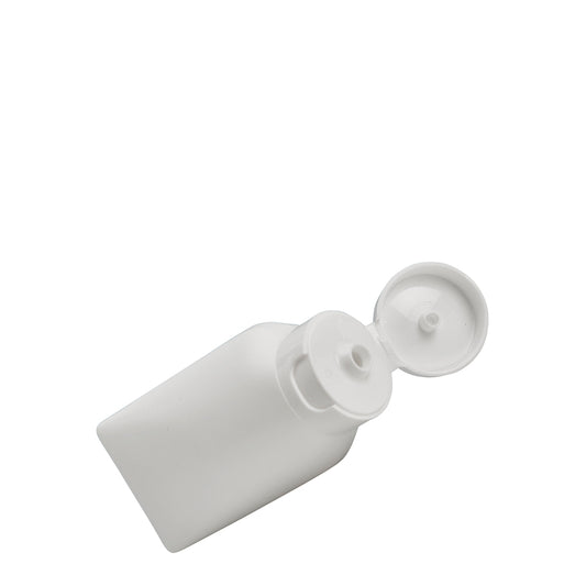 50ml White Soft Tube & 20mm White Flip Top