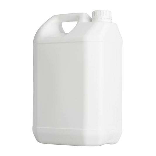 5000ml White Plastic Jerrycan