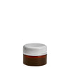 15ml Amber Cos Pot (40mm) (15ml capacity)