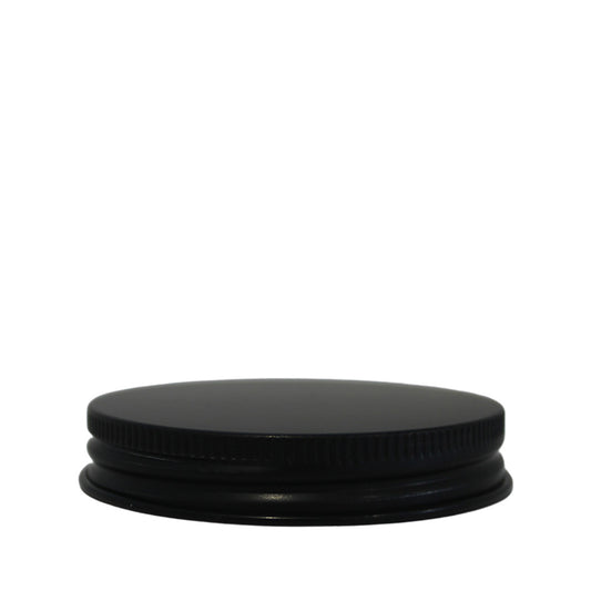 58mm Black Aluminium Wadded Cap