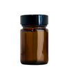 125ml Amber Cos Pot (48mm) (125ml capacity)