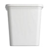 4000ml White Square Plastic Bowl