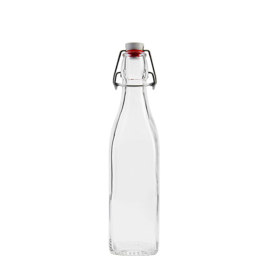 500ml Clear Swing Btl & Wire Cliptop