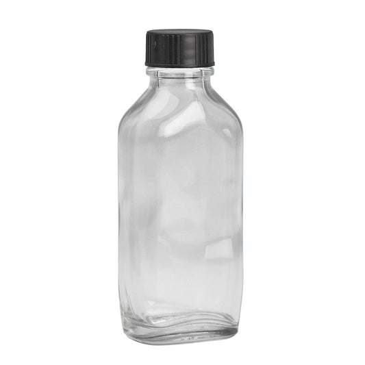 50ml Clear Flat Oval Btl (20mm)