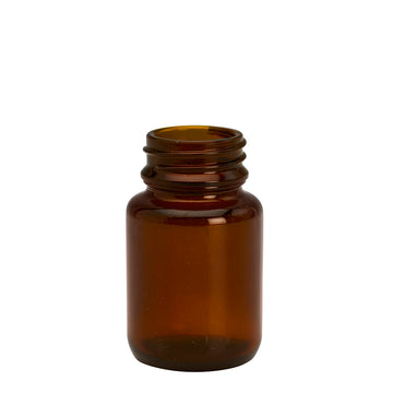 50ml Amber Glass Tablet (33mm)