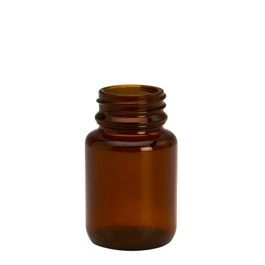 50ml Amber Glass Tablet (33mm)