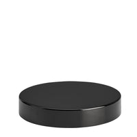 82mm Shiny Black Wadded Cap