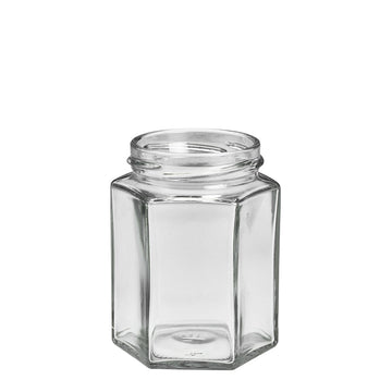 195ml Hex Jar (58mm)