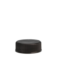28mm Black Ribbed Polyring Cap
